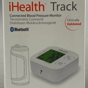 iHealth Track Wireless Bluetooth Arm Blood Pressure Monitor Model KN-550BT Large